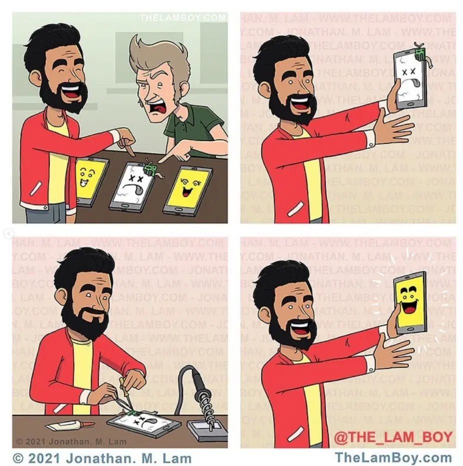 the lam boy Comics
