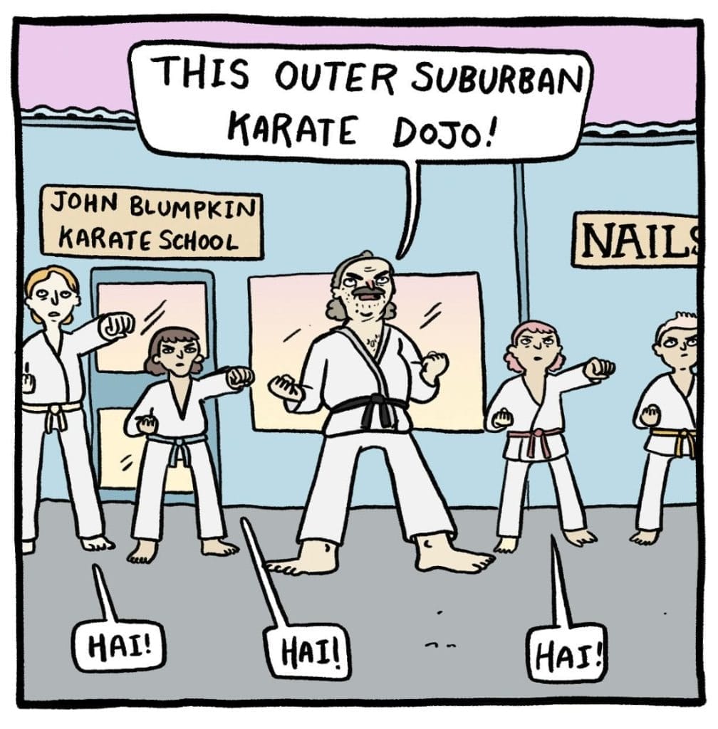 When Aliens Attack the Wrong Karate Dojo – A Comic with the Funniest Twist